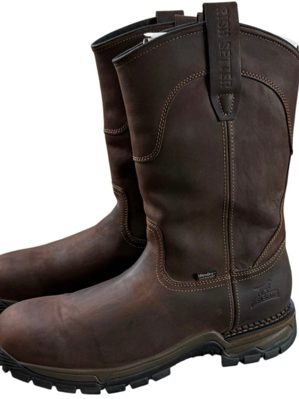 Irish Setter Two Harbors Men's Work Boot Size 14 Brown Waterproof NWT